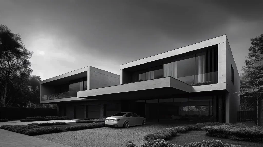 The project’s architecture expresses complementary features of a villa, made up of calm, quiet areas designed for family life, as well as reception areas, which are open and welcoming.